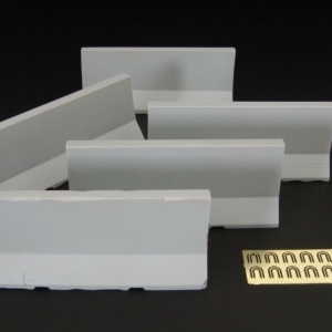 Modern concrete road barriers - Image 1