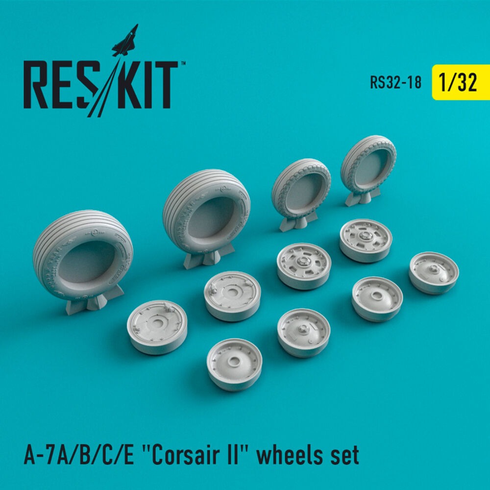 A-7 (A,B,C,E) Corsair II (weighted) wheels set