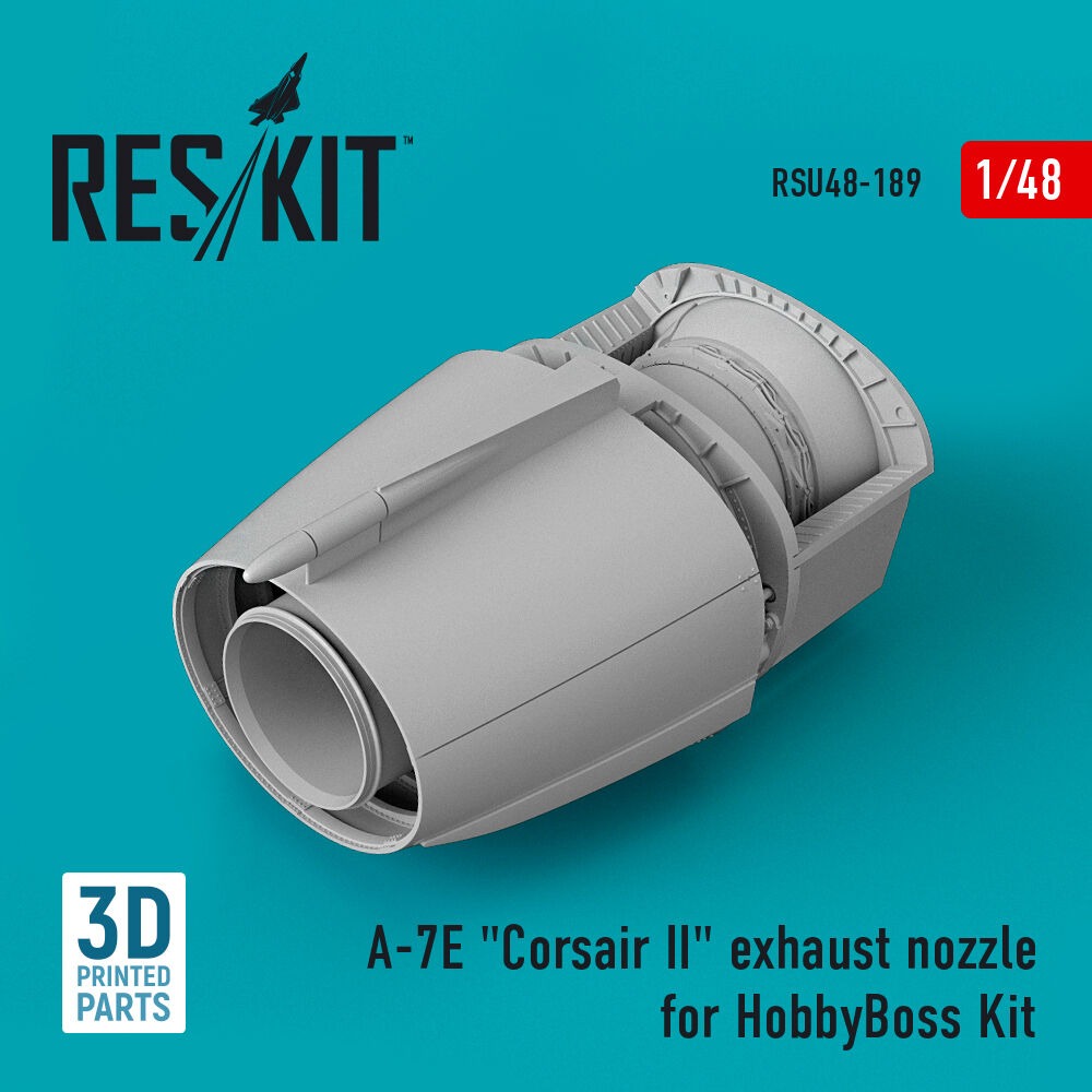 A-7E Corsair II exhaust nozzle for HobbyBoss Kit (3D Printed)