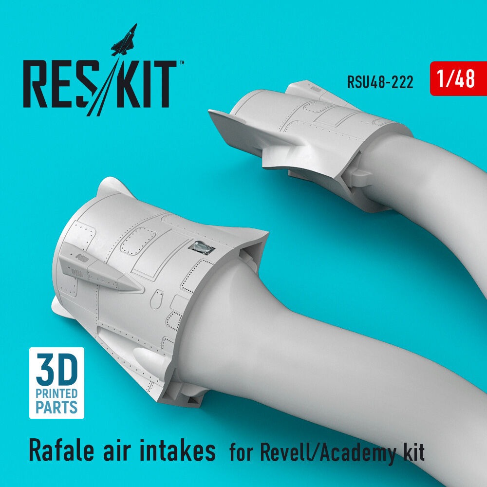 Rafale air intakes for HobbyBoss kit (3D Printed)