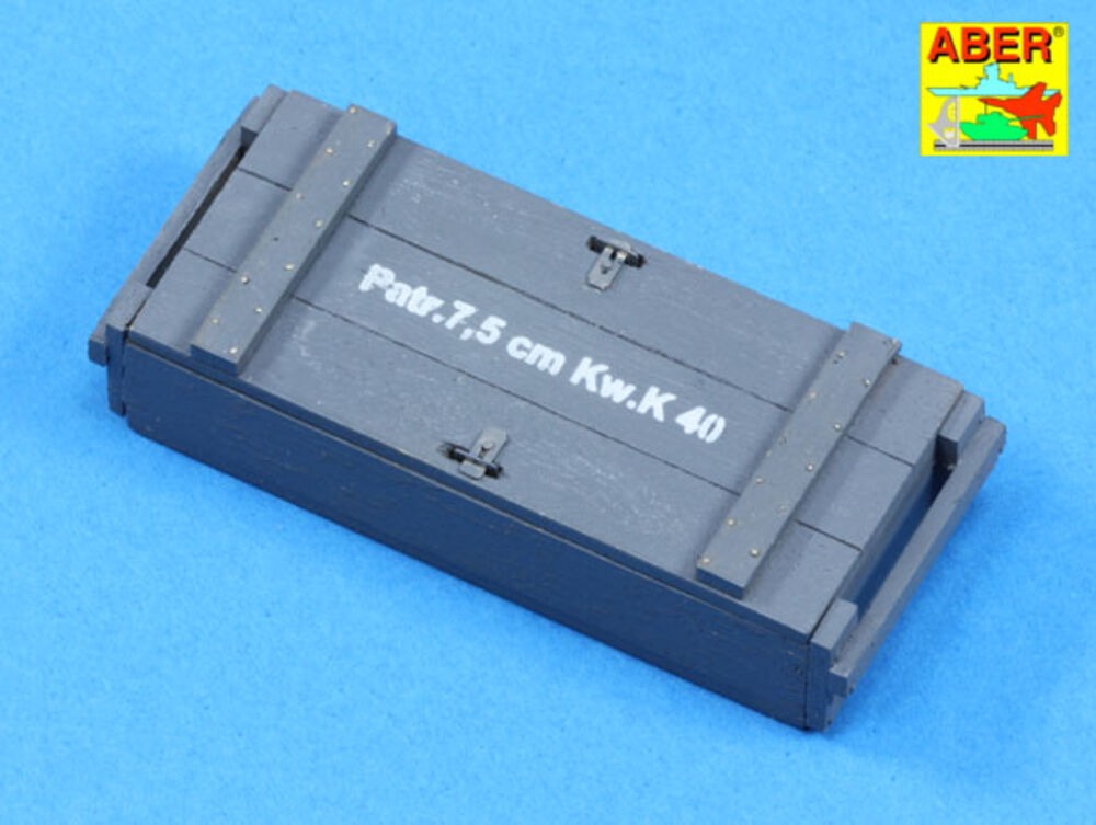 Transport boxes with 6 ammo PzKpfw. IV