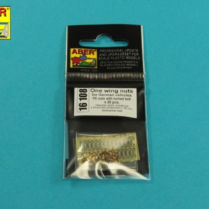 One wing nuts for German vehicles PE nuts with turned bolt x 26 pcs. – Obrázok 1