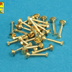 Turned imitation of Hexagonal bolts 1,6 x  6,0 mm x 25 pcs. - Image 2