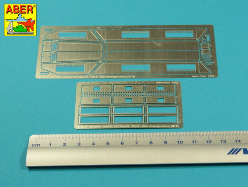 Sd.Kfz.251/1 Ausf D. Vol.3 Stowage bins (Fit to AFV model)