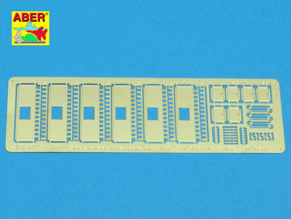 Side stowage bins doors for Sd.Kfz. 251. Ausf D & Sd.Kfz. 251