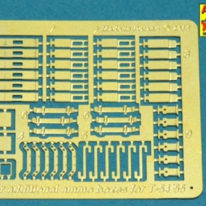 Mounts for additional ammunition boxes used on Soviet tanka like: T-54 T-55 or T-62 - Image 7