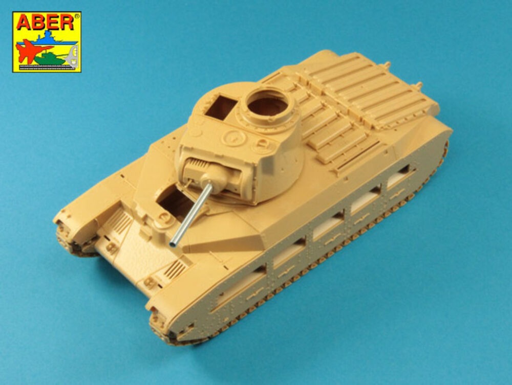 Barrel ROQF Mk.I 76,2mm for Matilda Mk.IIICS with Besa MG barrel