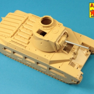 Late barrel for Valentine Mk.II to VII or Matilda Mk.III/IV with Besa MG barrel - Image 4