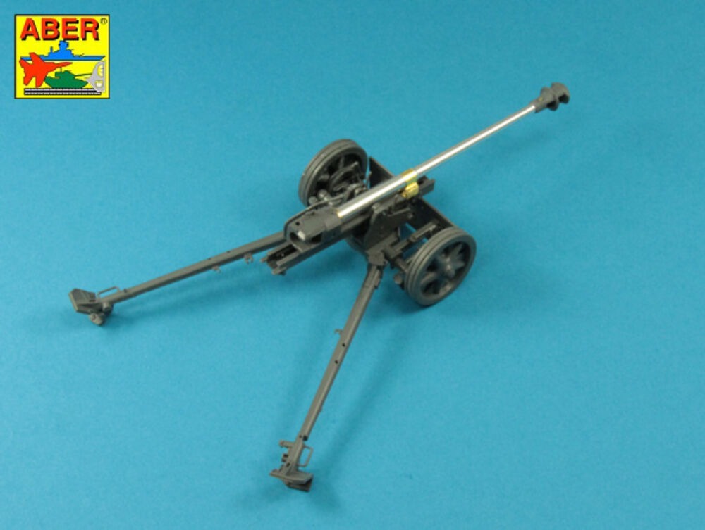 Barrel for German 75mm PaK 40 gun without muzzle brake