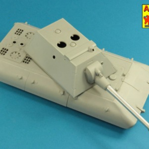 150mm Barrel with muzzle brake for German E-100 Heavy Tank Krupp Turret - Image 4