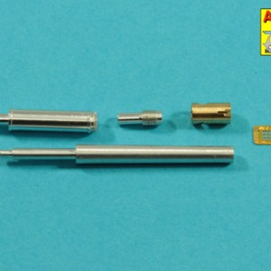 90 mm M-36 tank barrel  cyrindrical Muzzle Brake with mantlet cover for U.S. M47 Patton - Image 2