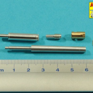 90 mm M-36 tank barrel  cyrindrical Muzzle Brake with mantlet cover for U.S. M47 Patton - Image 3