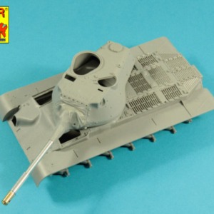 90 mm M-36 tank barrel  cyrindrical Muzzle Brake with mantlet cover for U.S. M47 Patton - Image 4