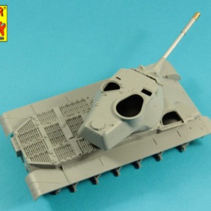 90 mm M-36 tank barrel  cyrindrical Muzzle Brake with mantlet cover for U.S. M47 Patton - Image 6