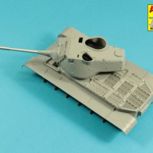 90 mm M-36 tank barrel  cyrindrical Muzzle Brake with mantlet cover for U.S. M47 Patton - Image 7