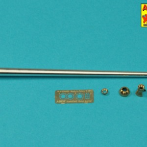 7,5cm gun barrel with single baffle muzzle brake for German Tank Tiger I, Ausf.H2 (Dragon) - Image 2