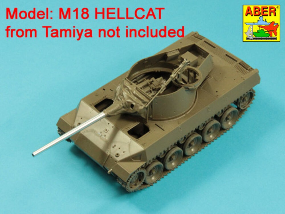76mm M1A1 Barrel for M18 Helcat U.S. Tank Destroyer