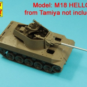 76mm M1A1 Barrel for M18 Helcat U.S. Tank Destroyer - Image 4