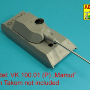 Barrel 128mm PaK 44 L/55 for Vk 100.01(P) MAMMUT (Takom) - Image 4
