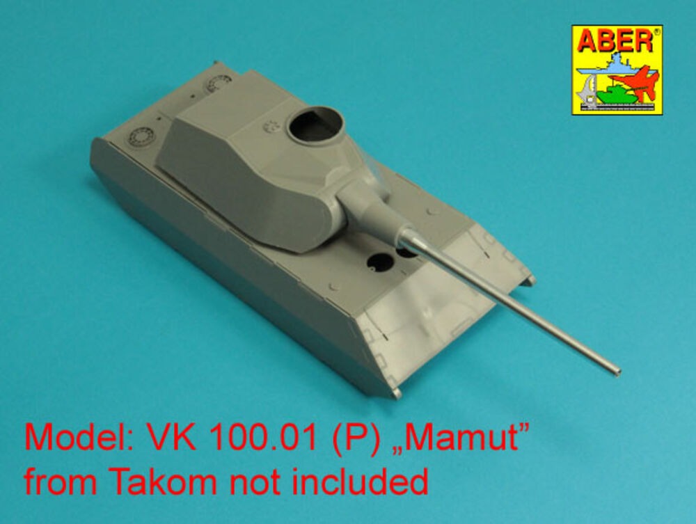 Barrel 128mm PaK 44 L/55 for Vk 100.01(P) MAMMUT (Takom)