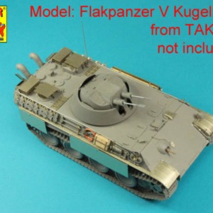 German 3CM Flak 103 two barrels for Kugelblitz tanks - Image 1