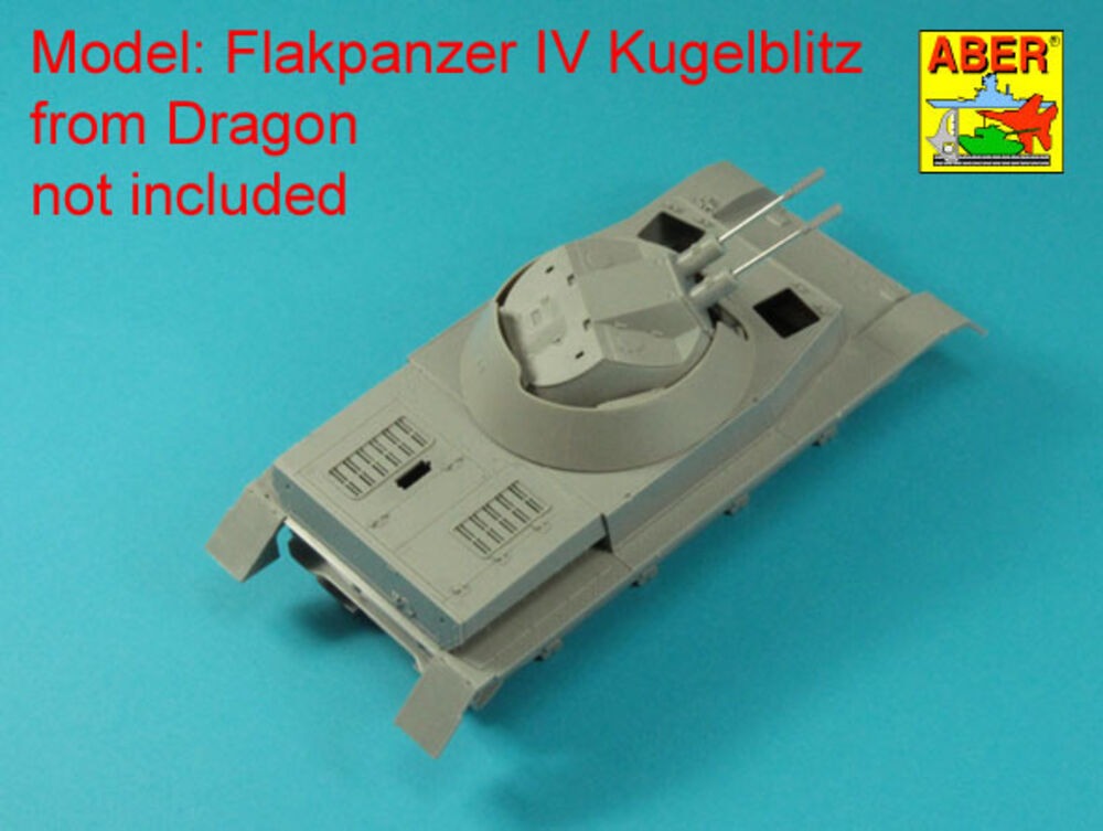 German 3CM Flak 103 two barrels for Kugelblitz tanks