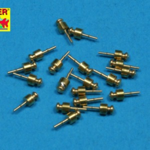 Set with 20 short foot insulators - Image 2