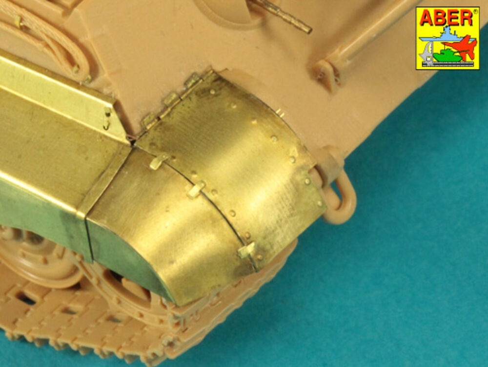 Jagdtiger  –Front & Rear Fenders  -(Tamiya)