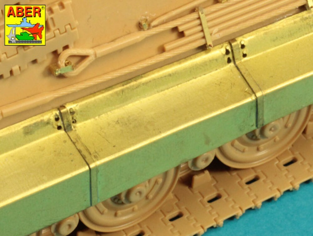Jagdtiger –Side Skirts -(Tamiya)
