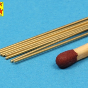 Brass  round rods 0,6mm - Image 2