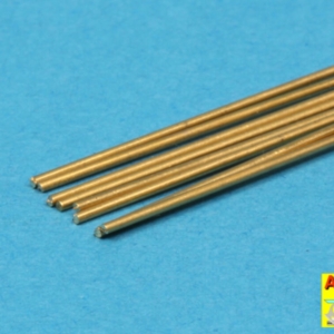 Brass  round rods 0,6mm - Image 1