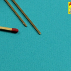 Brass flat rods 1,5x1,0 mm length 245mm x2 pcs. - Image 4