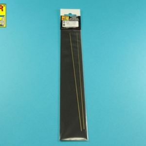 Brass  hexagonal rods 1,0mm length 245mm x2 pcs. - Image 1