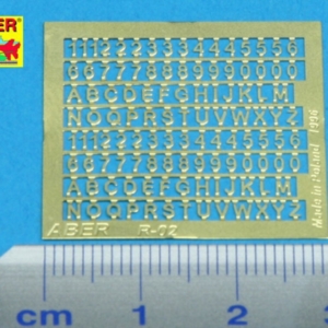 Letters & Numbers (1,5 mm high) - Image 1