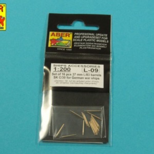 Set of 16 pcs 37 mm L/83 barrels SK C/30 for German ships - Image 1