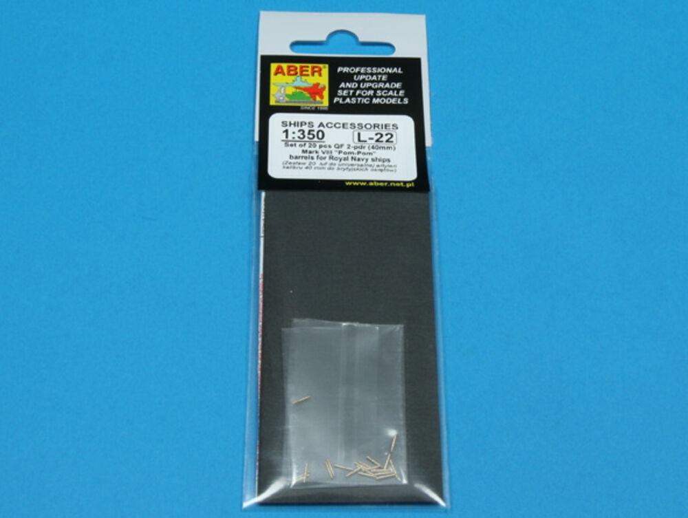 20 pcs QF 2-pdr 40 mm Mk.VIII “Pom Pom”