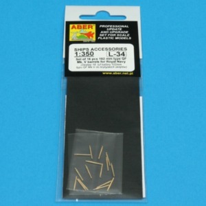 Set of 16 pcs 102mm QF Mk.V barrels for Roval - Image 1