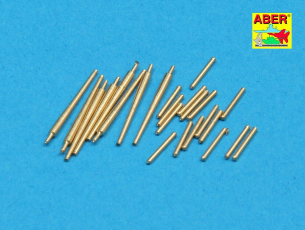Set of 8 pcs 127 mm barrels with recoil for japan ships