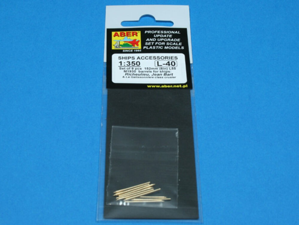 9 pcs 152 mm barrels for Richeulieu