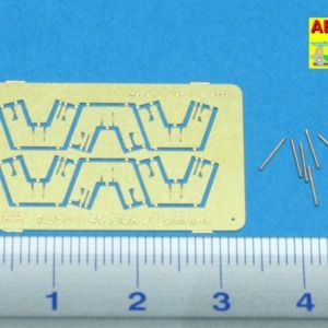 6 pcs 4 cm Flak 28 barrels with shields - Image 1