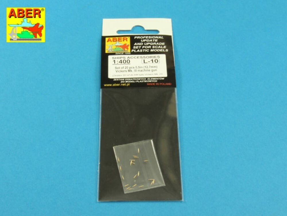 Set of 20 pcs (12,7mm) Vickers Mk.III