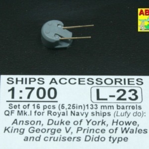 16 pcs 133mm barrels for King George V - Image 3