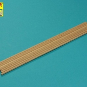 Wood round rods 4mm length 250mm x 8 pcs. - Image 1