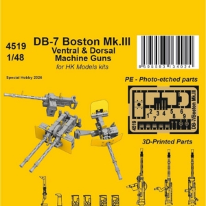 DB-7 Boston Mk.III Ventral & Dorsal Machine Guns for HK Models - Image 1