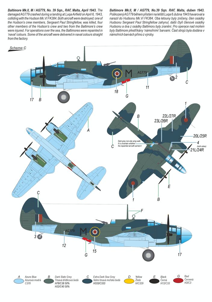 Martin Baltimore Mk.I/II "First Version in Combat" 1/48