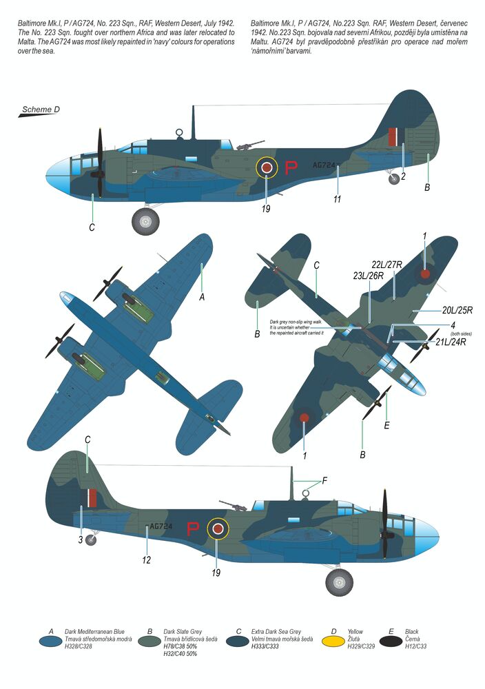 Martin Baltimore Mk.I/II "First Version in Combat" 1/48