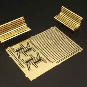 Slatted park bench (2sets) - Image 1