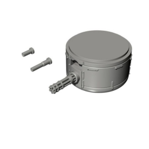 AH-1G Early-Emerson Electric TAT-102 single weapon turret f.SpecHobby/Revell - Image 2