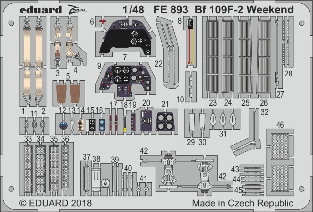 Bf 109F-2 Weekend for Eduard