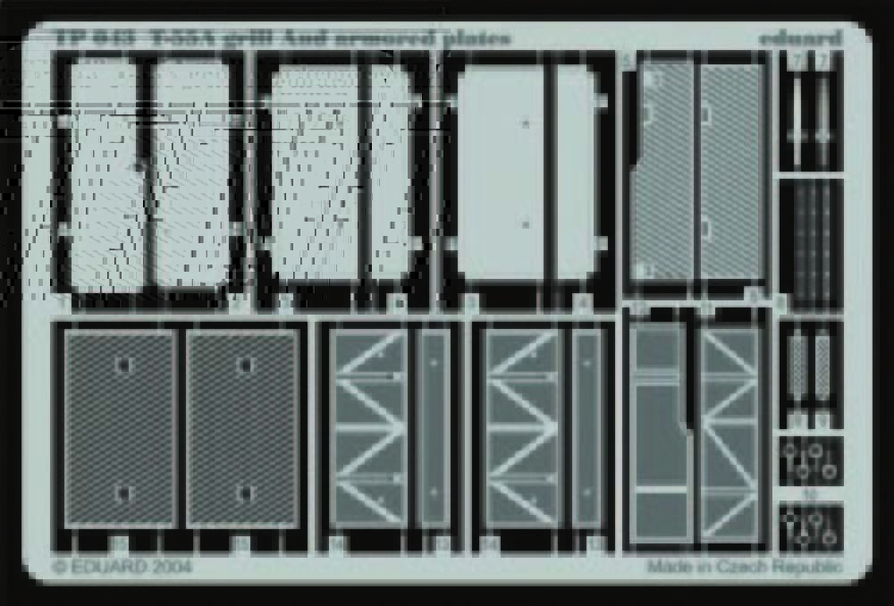 T-55A Grill and armored Plates